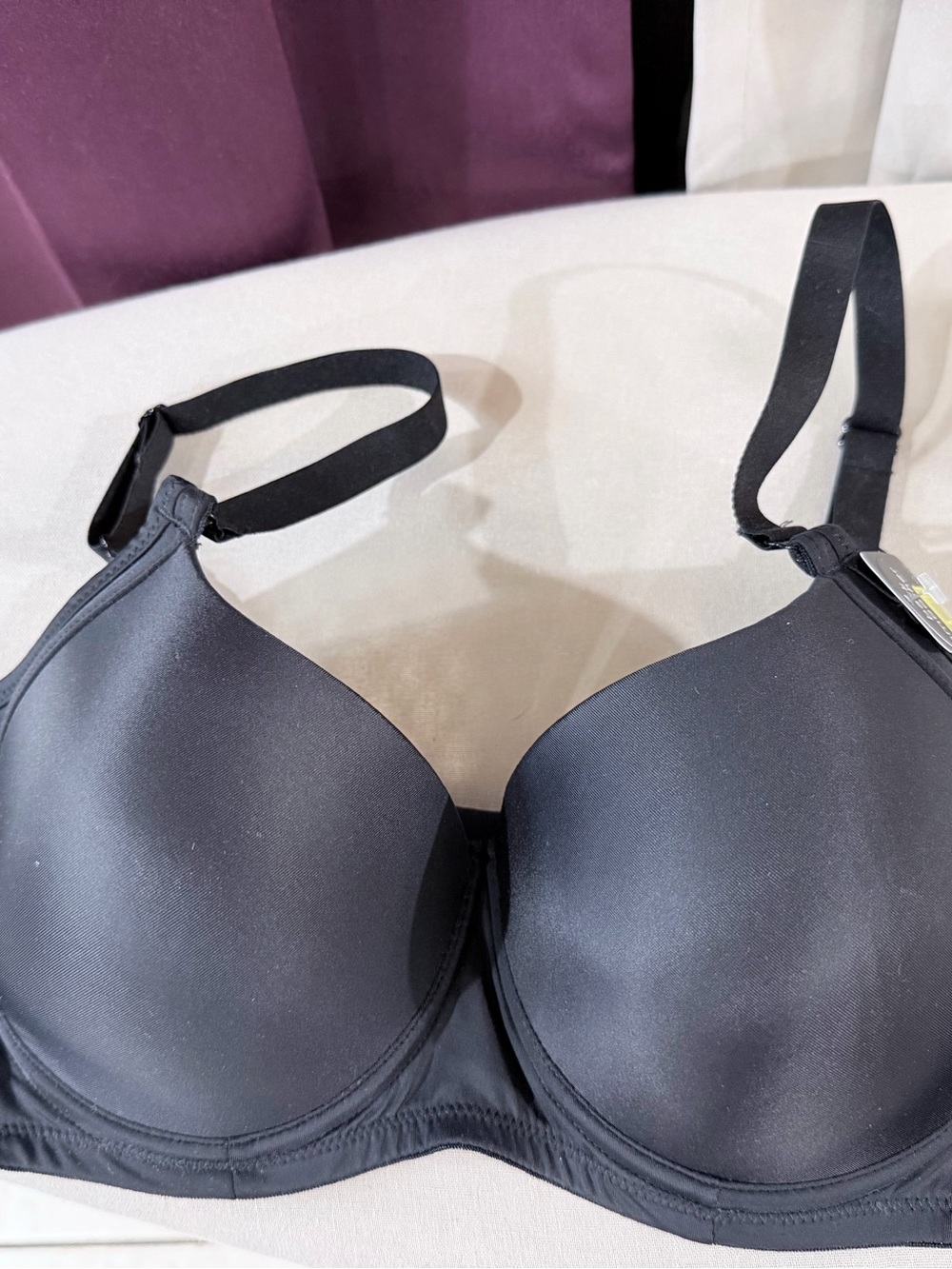 Everyday Smooth Black Underwire T-Shirt Bra